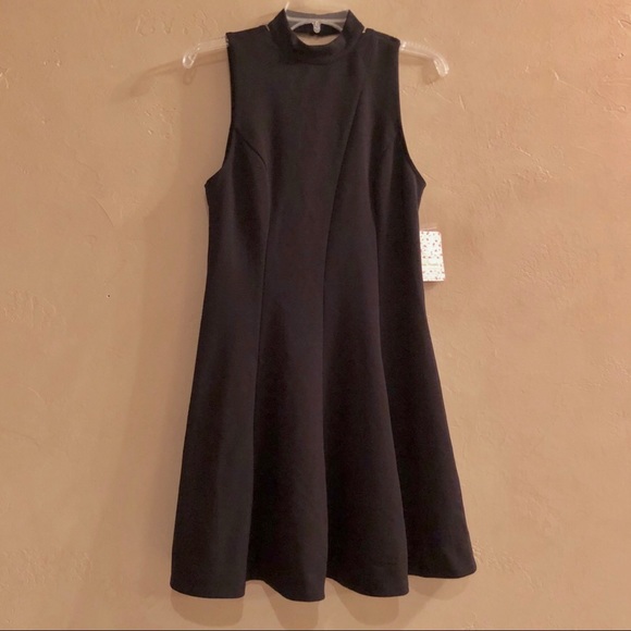 Free People Layla Black cutout back party dress M - Picture 2 of 8
